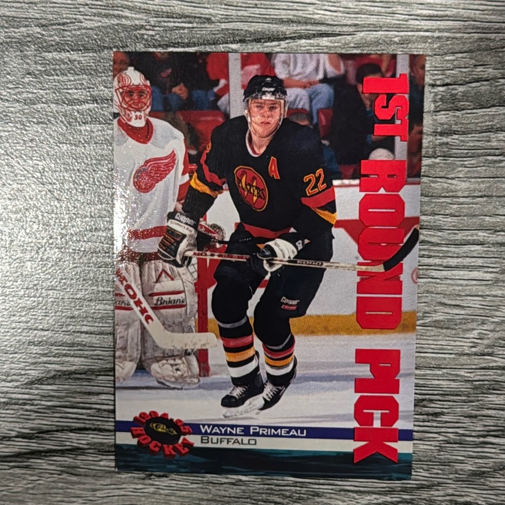 1994-95 Classic Hockey #15: Wayne Primeau (Buffalo) - Vintage Hockey Card